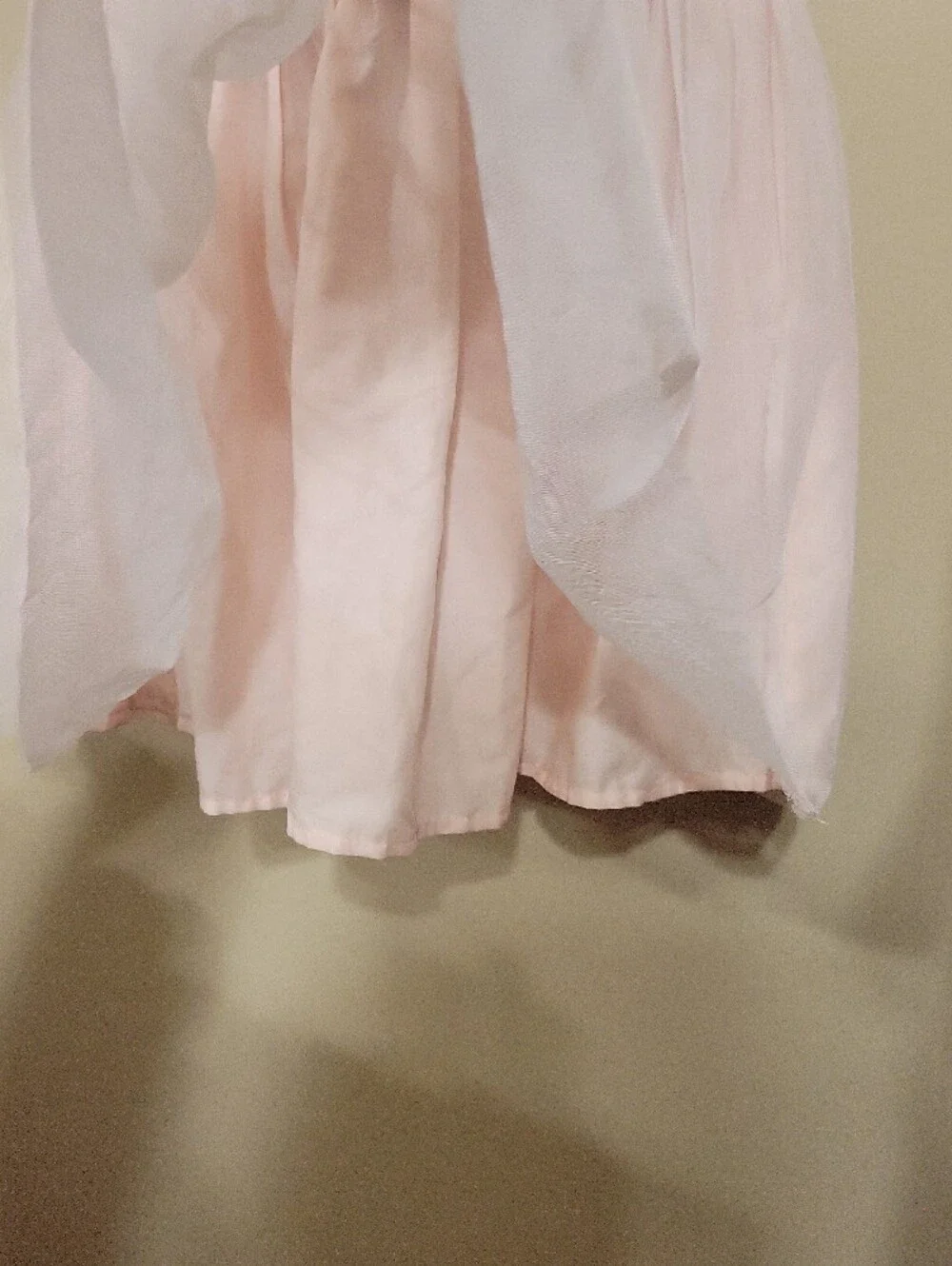 OshKosh B'gosh Light Blue Denim-Style Top with Pink Tulle Skirt Dress, Snaps